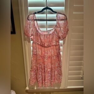 Altar'd State Pink baby doll dress
